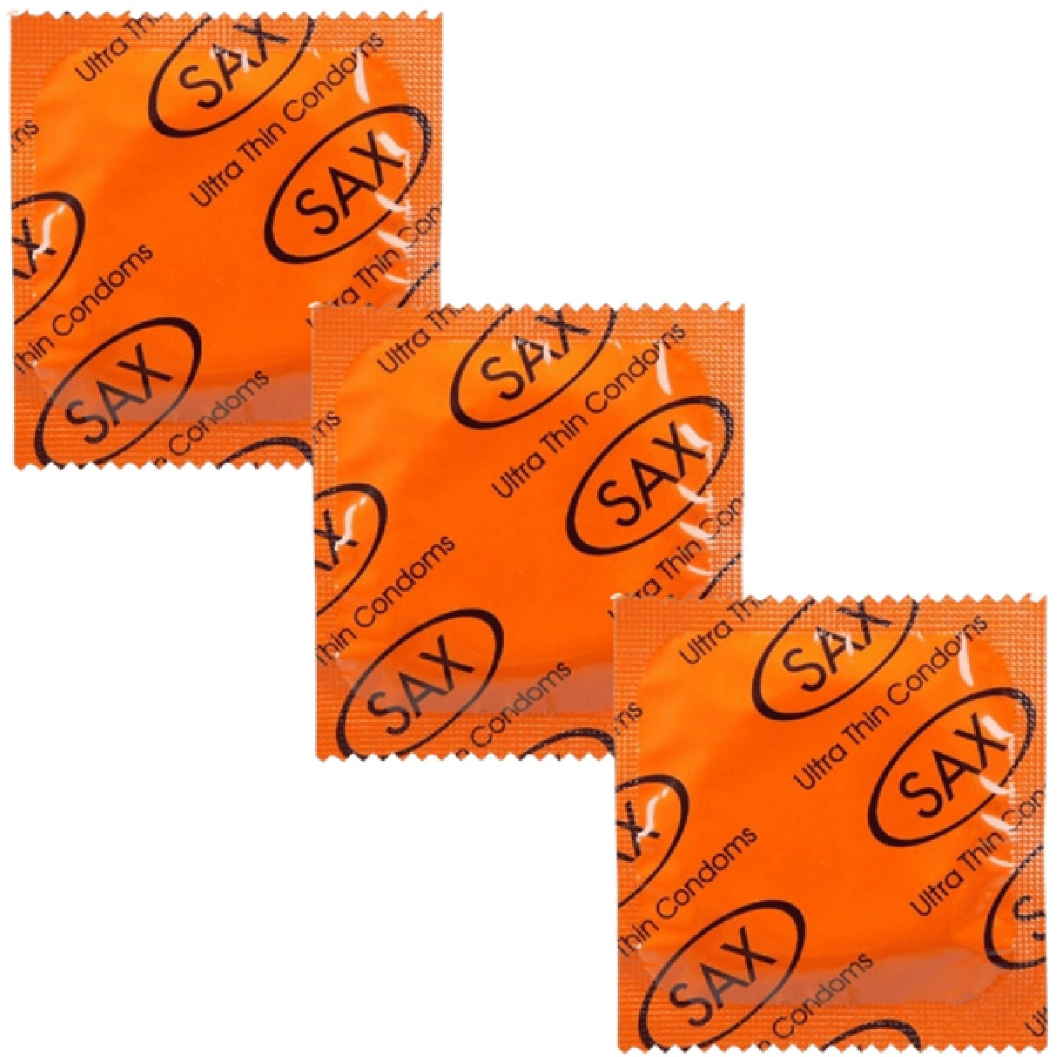 Sax Ultra Thin Condoms – 53mm Nominal Width Regular Latex Condoms Bulk Pack One Size > Essentials > Condoms