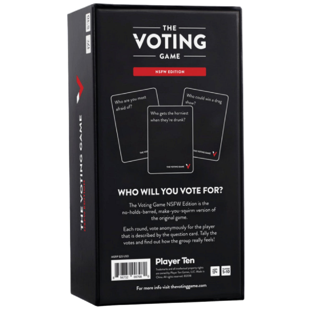 The Voting Game Party Game – Social Group Game for 5 to 10 Players Ages 17 and Up > Novelties > Card Games