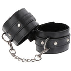 Taboom Wrist Cuffs – Adjustable Vegan Leather Bondage Wrist Cuffs with Velvet Lining > Bondage Gear > Restraints