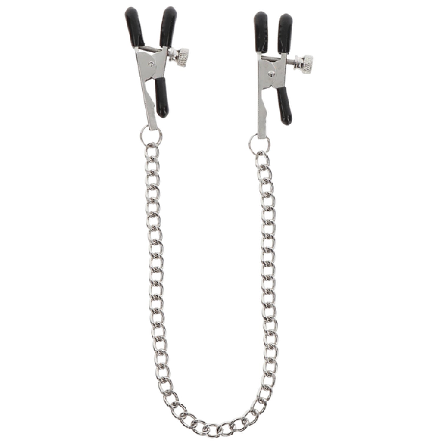 Taboom Adjustable Clamps with Chain – Adjustable Nipple Clamps > Sex Toys > Nipple Clamps