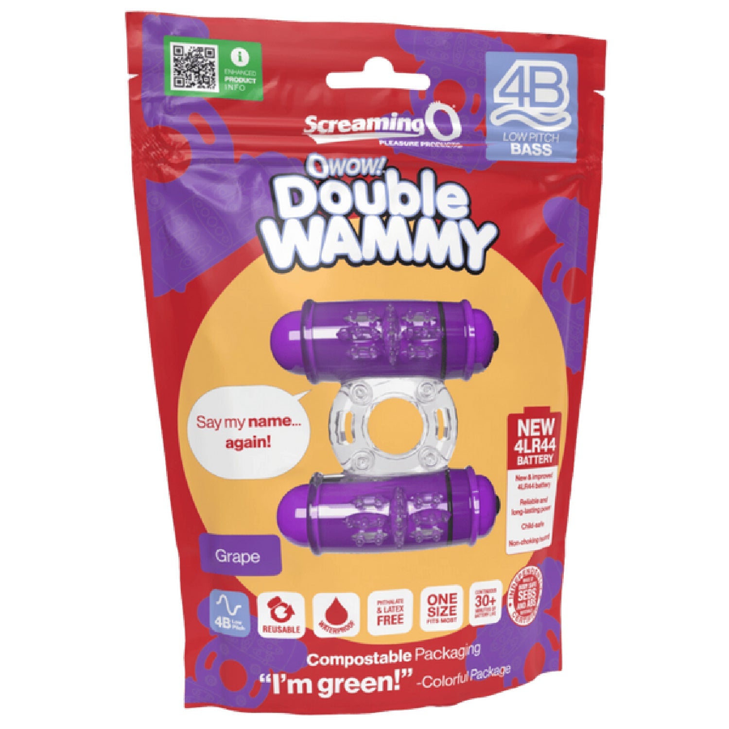Double Wammy 4B Low Pitch Bass > Sex Toys > Couples Toys