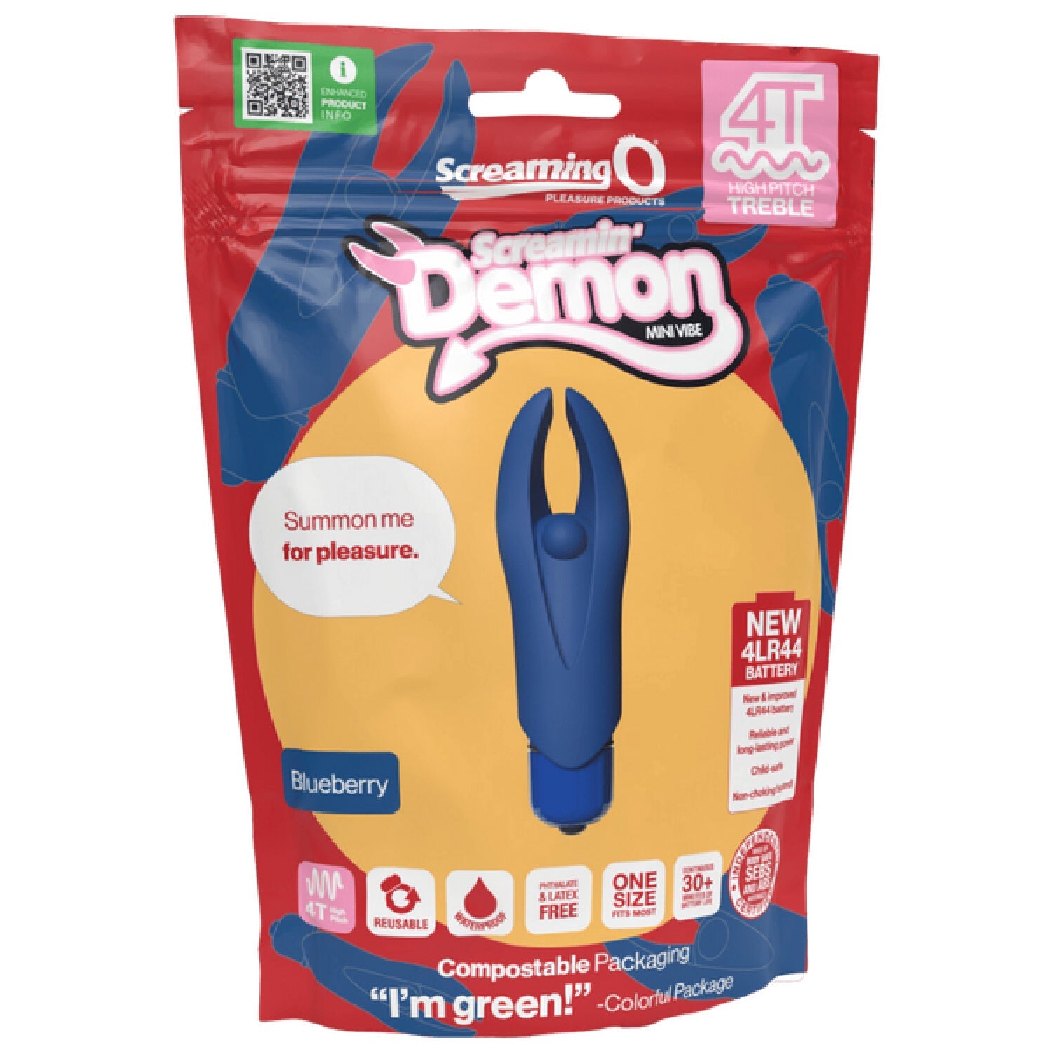Demon 4T High Pitch Treble – Silicone Vibrator With 5 Speeds and Pulse Pattern > Vibrators > Mini Vibrators