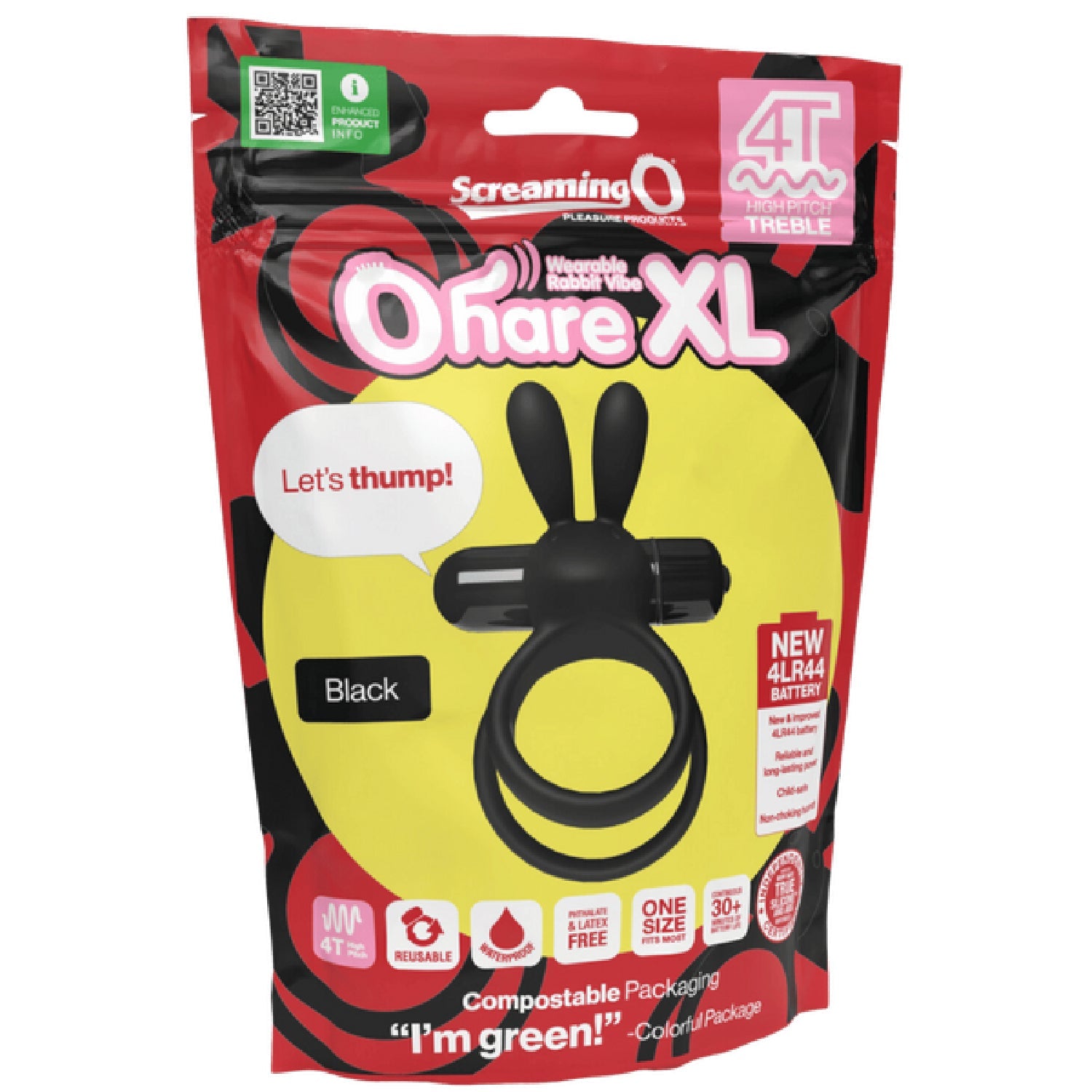 Screaming O 4T Ohare – Body-Safe Silicone Double Ring Vibrator > Sex Toys > Couples Toys