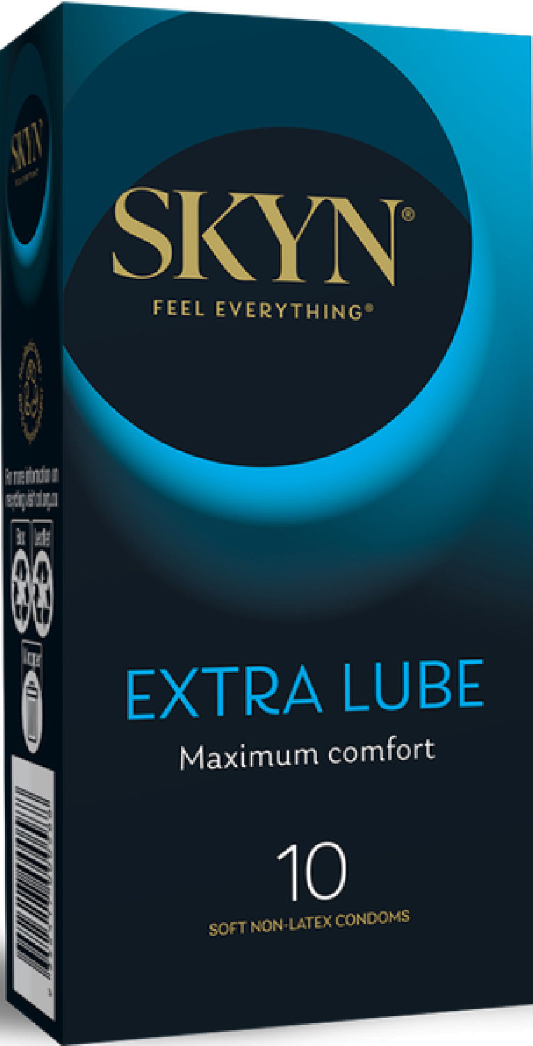 Skyn Extra Lubricated Condoms – Ultra Smooth Long-Lasting 10 Pack > Essentials > Condoms Main image