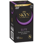 Skyn Elite – Ultra Thin Non-Latex Condoms – 6, 10 & 18 Pack 18 Pack > Essentials > Condoms > Non-Latex
