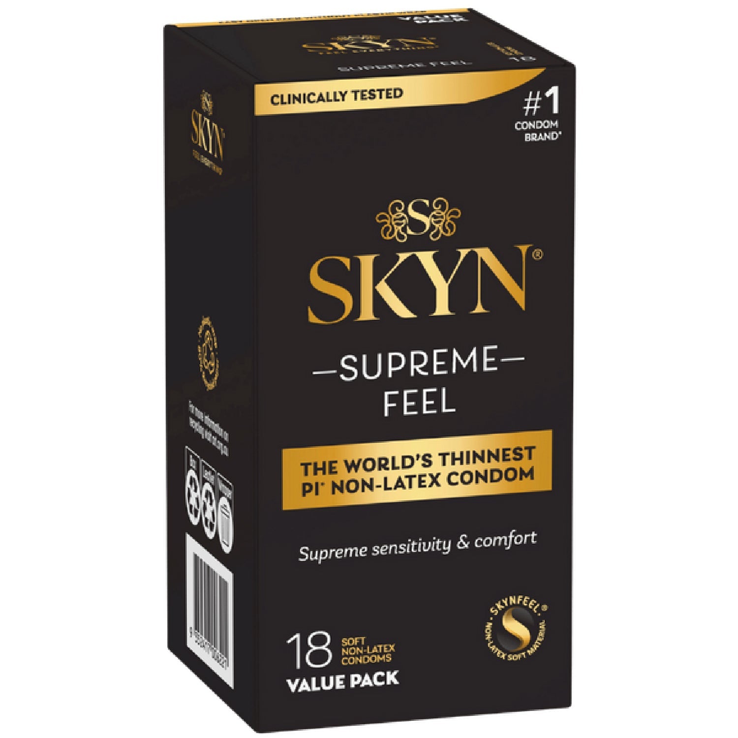 Skyn Supreme Feel – Ultra-Thin Polyisoprene Condoms 18 Pack > Essentials > Condoms > Non-Latex