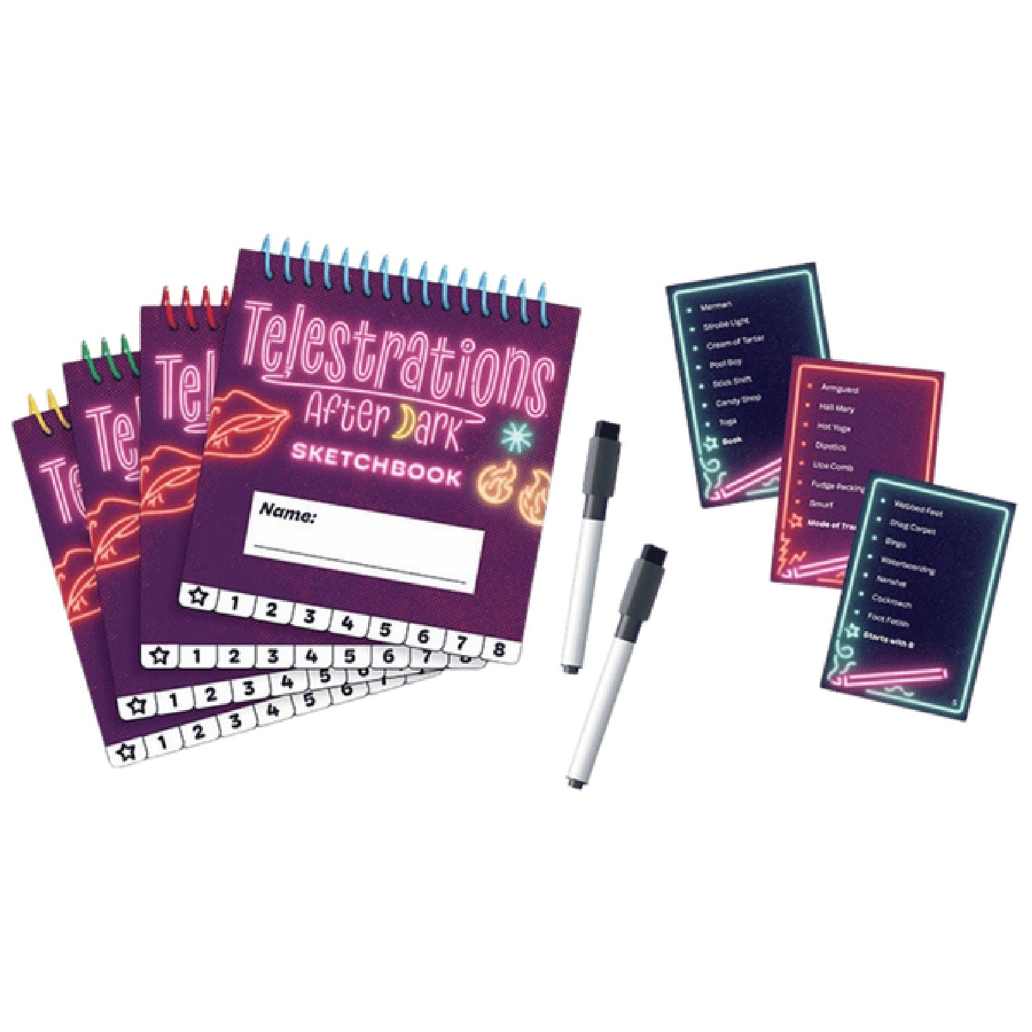Telestrations After Dark Adult Party Game – 4 to 8 Players Ages 17 and Up > Novelties > Card Games