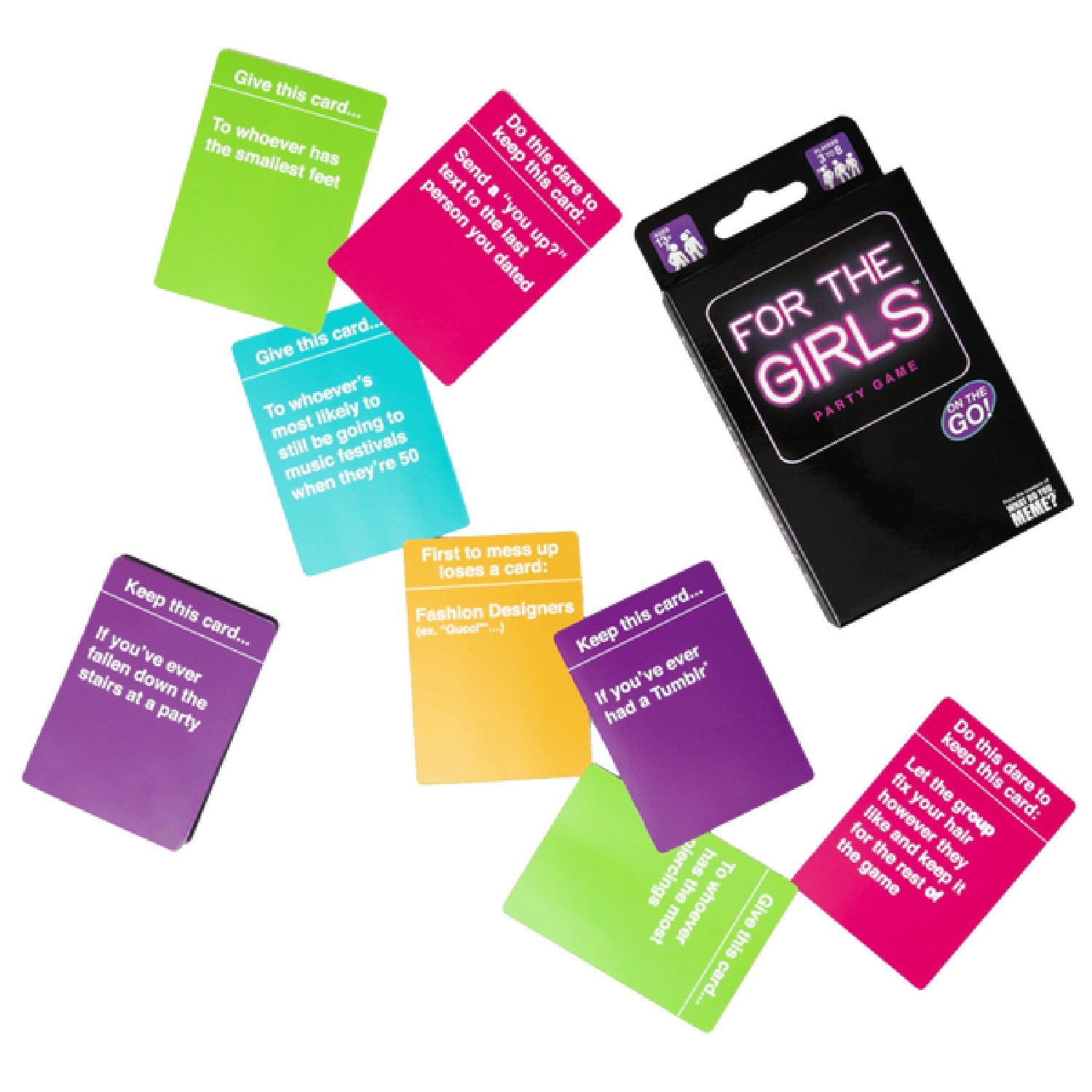 For The Girls Travel Edition Card Game – Party Game for 3-8 Players Ages 13+ > Novelties > Card Games