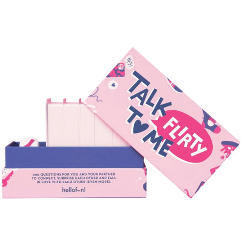 Talk Flirty To Me – Romantic Couple’s Game for 2 Players Adult Game One Size > Novelties > Card Games