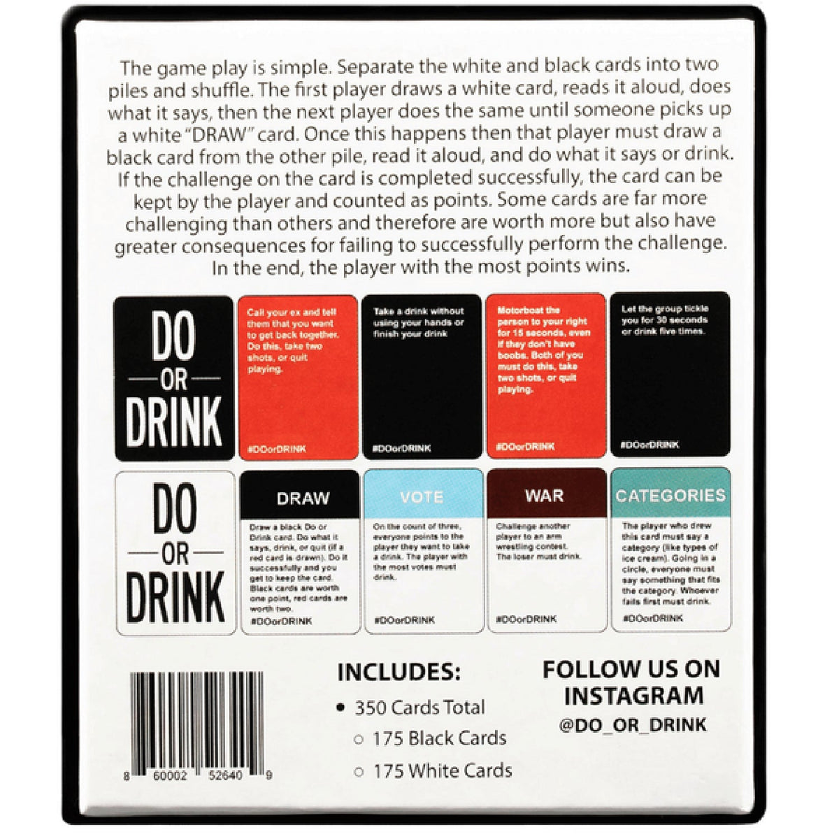 Do Or Drink – Party Game > Novelties > Card Games