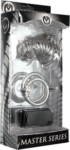 The Jail House Chastity Device – Male Locking Cage Chastity Device with Three Ring Sizes > Bondage Gear > Male Chastity