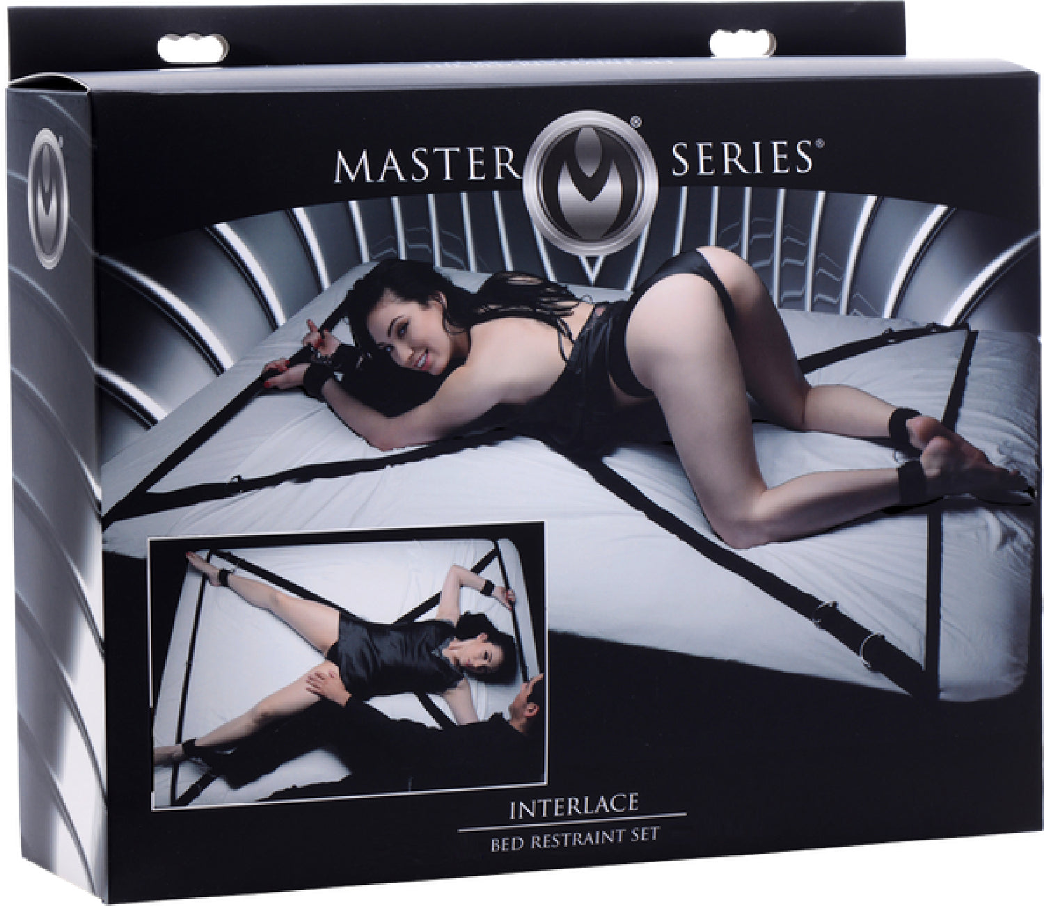 Master Series Interlace Bed Restraint Set – Versatile Restraint Kit with Neoprene Cuffs Secondary image