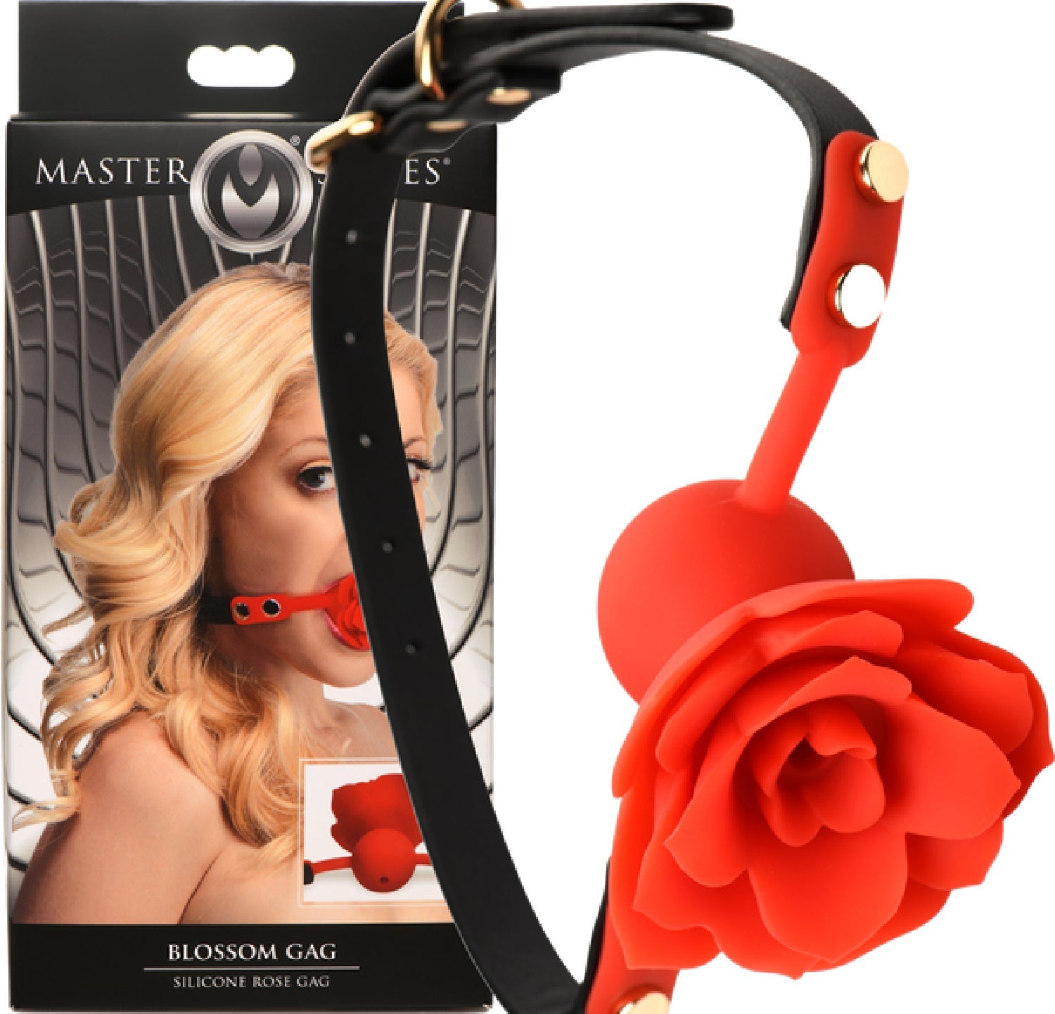 Blossom Gag Silicone Rose Gag – Plush Silicone Ball Gag > Bondage Gear > Gags and Bits
