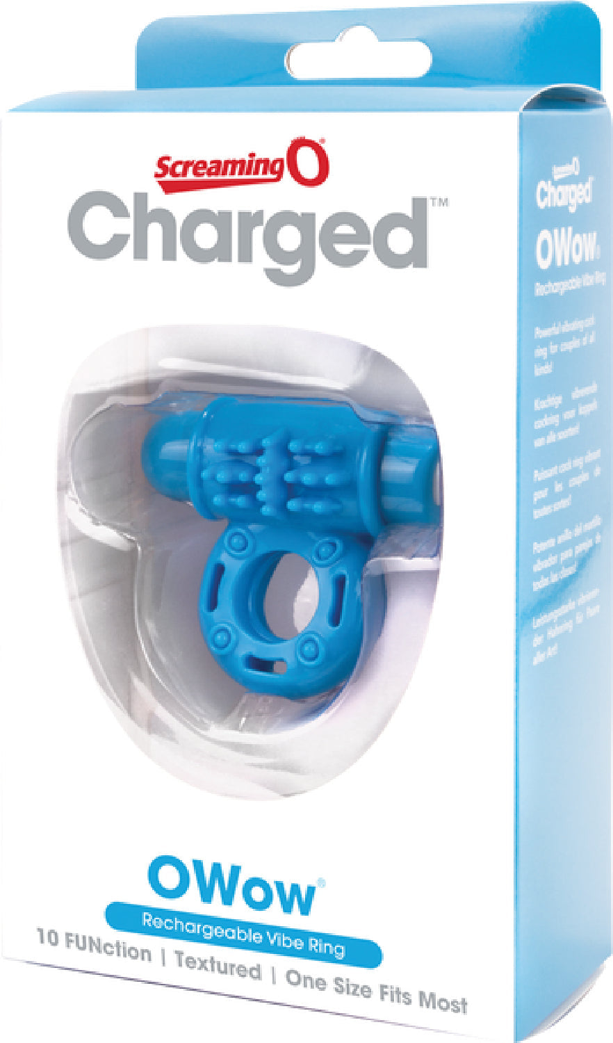O Wow Ring Rechargeable Vibrating Cock Ring with 10 Vibration Functions SEBS Material > Cock Ring > Vibrating