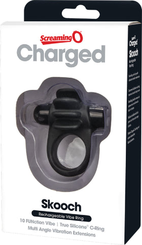 Skooch Charged – Rechargeable Vibrating Cock Ring with Textured Stimulation > Sex Toys > Couples Toys