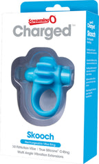 Skooch Charged Rechargeable Vibrating Cock Ring with Textured Silicone Stimulation > Sex Toys > Couples Toys