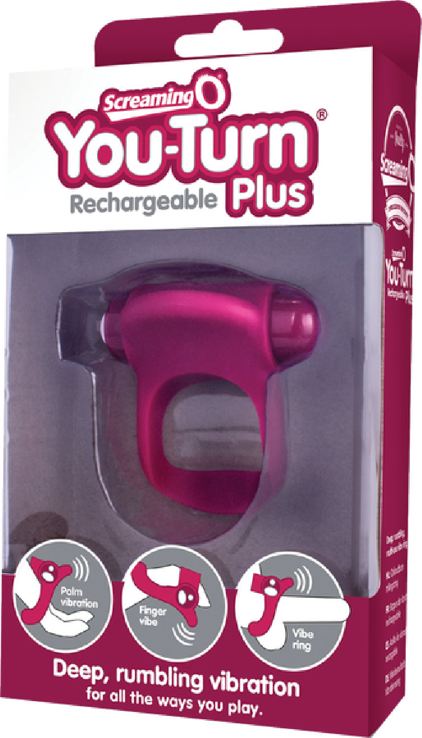 Charged You-Turn Plus – Rechargeable Silicone Vibrating Cock Ring > Cock Ring > Vibrating