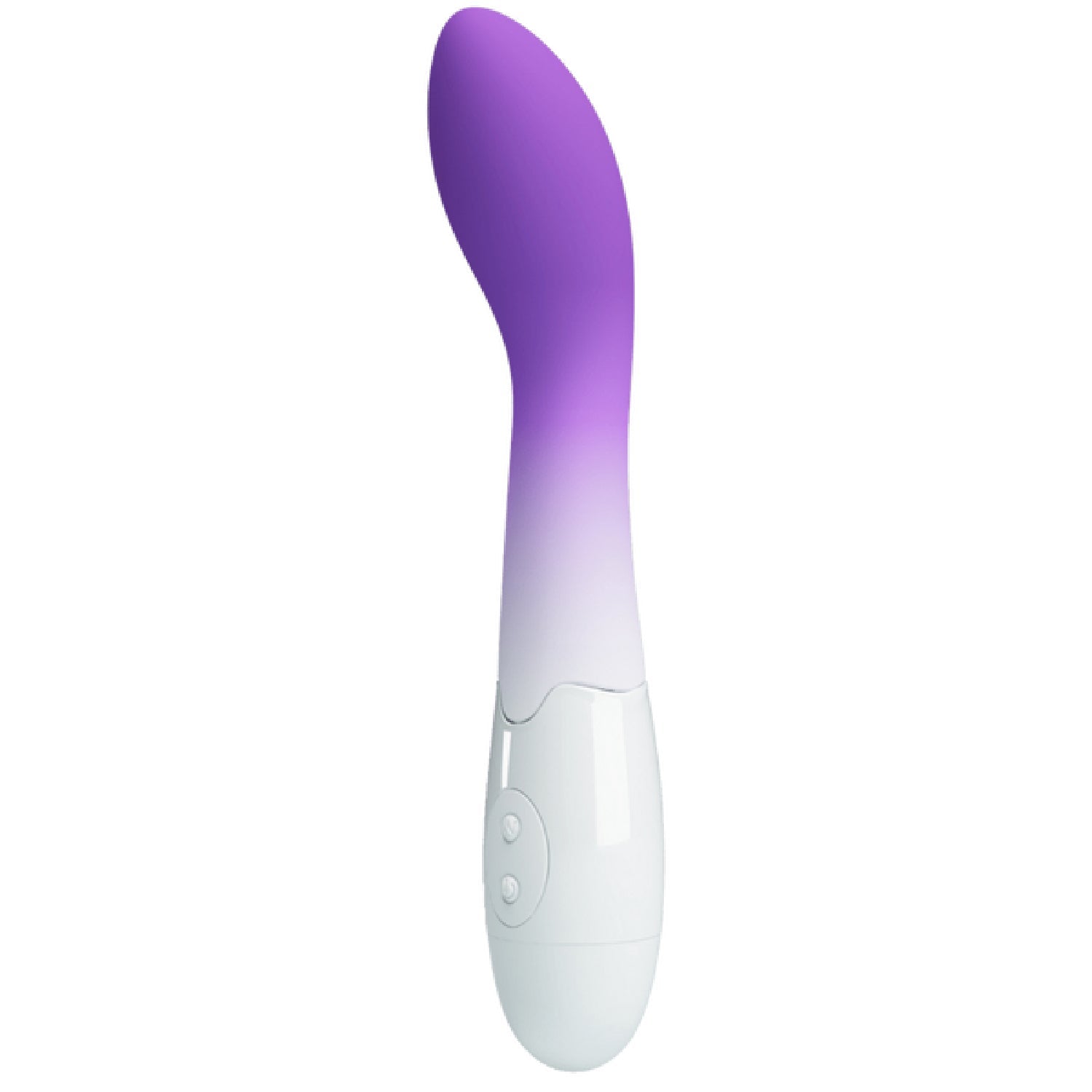 Bishop – 30 Function Curved G-Spot Vibrator Purple White > Vibrators > Standard Vibrators