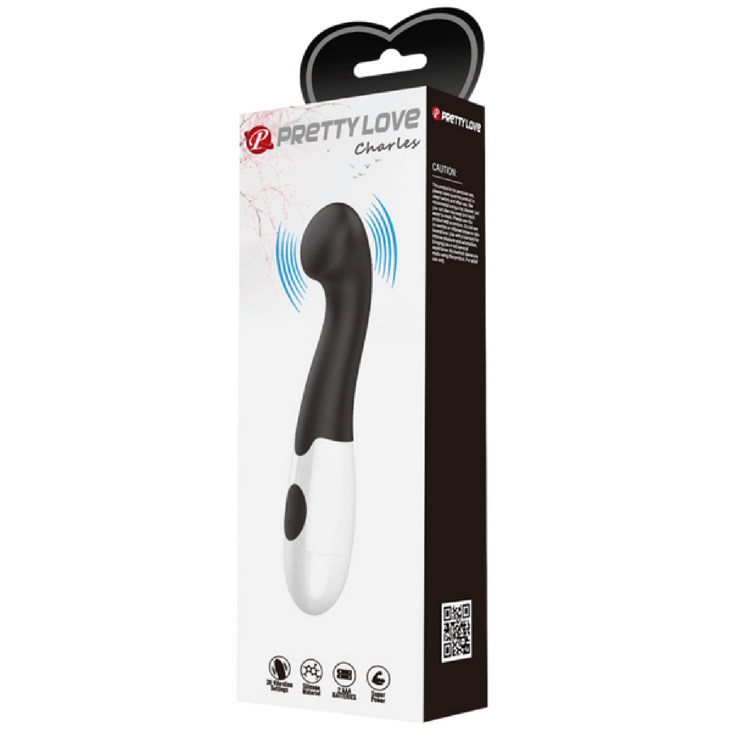 Charles Classic – Stylish Silicone Vibrator with Bulbous Head Secondary image