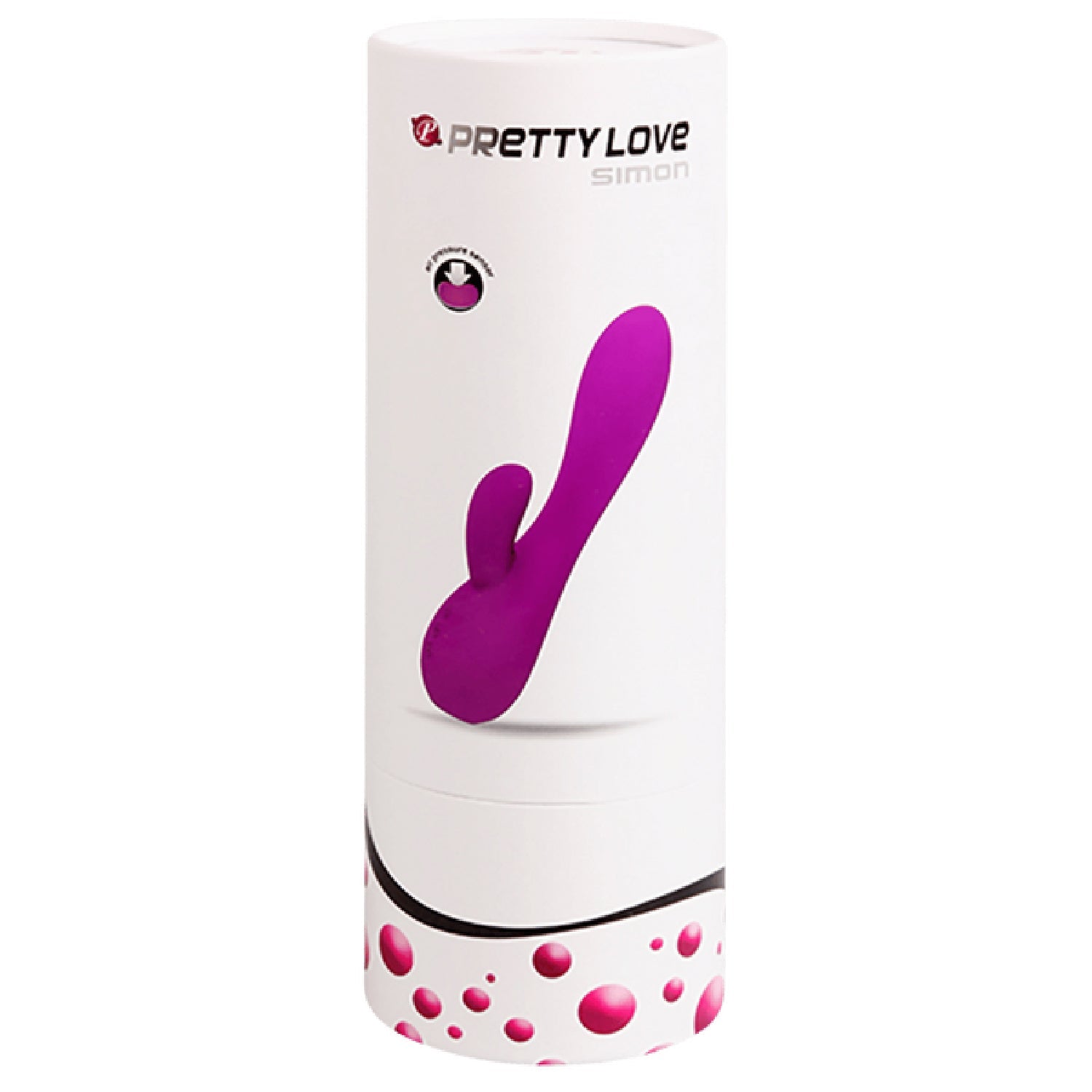Simon 7 Inch Vibrating Body Safe Silicone Massager Purple > Vibrators > Ladies > Rabbit