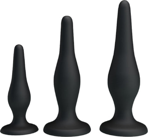 Beginner's Mini Anal Kit – Three Sizes Butt Plug Set for Beginners > Anal Range > Butt Plug Kits