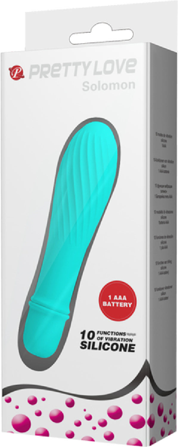Solomon Mini Vibrator – Silicone Small Vibrator with Swirl Tip > Vibrators > Mini Vibrators