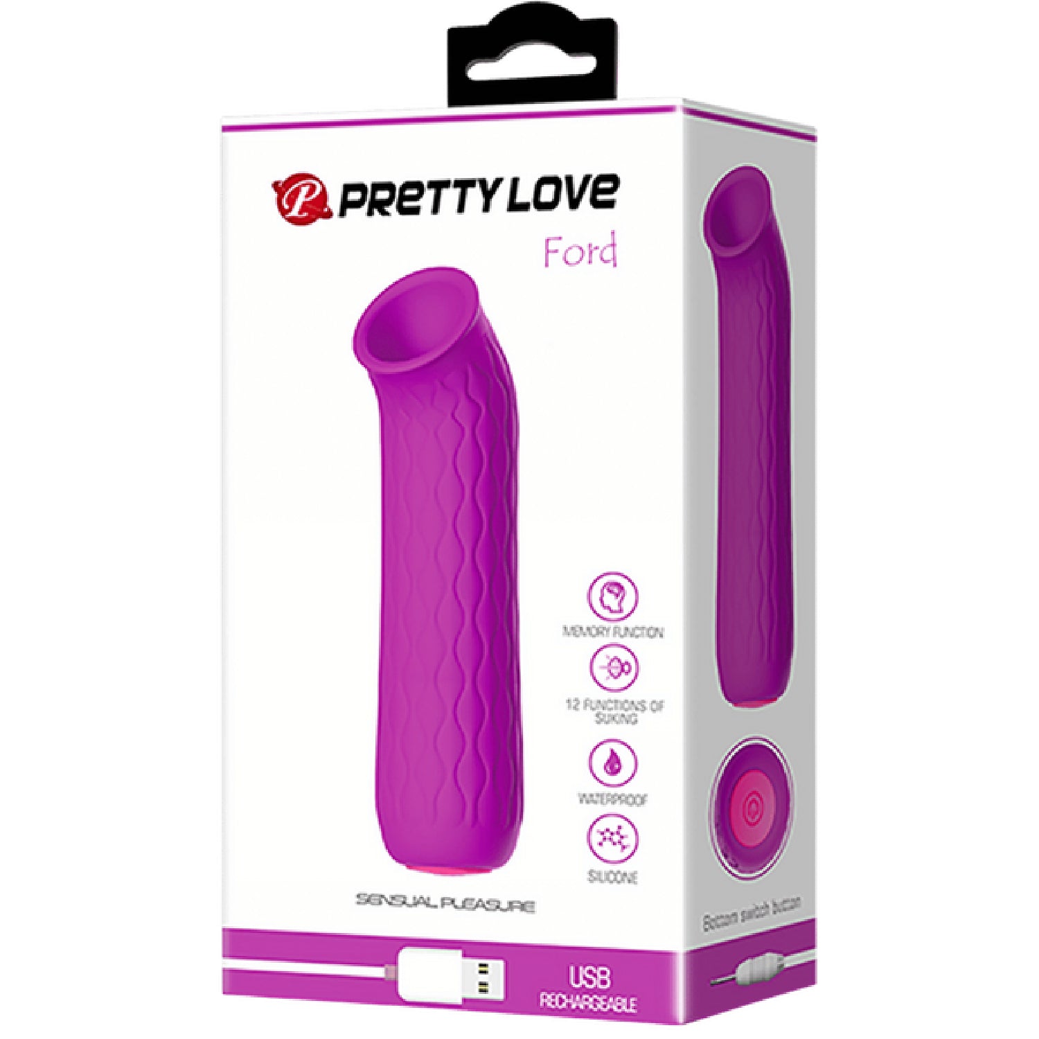 Rechargeable Ford – Medical-Grade Clitoral Sucker with 12 Suction Modes > Sex Toys For Ladies > Clitoral Vibrators and Stimulators