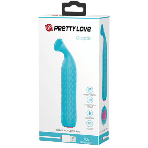 Rechargeable Quentin – 12 Suction Modes Clitoral Stimulator Made of Medical Silicone > Sex Toys For Ladies > Clitoral Vibrators and Stimulators