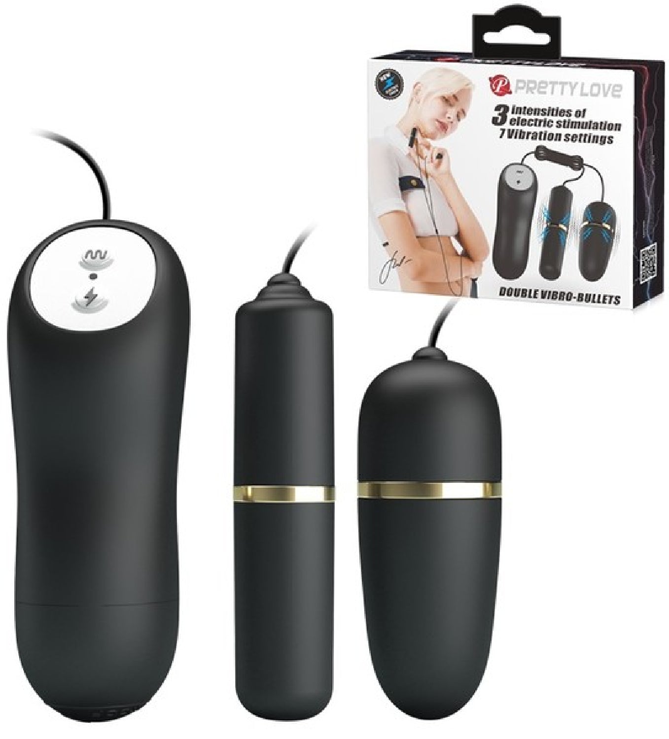 Double Vibro Bullets – 3 Function Vibrating Exerciser Bullets Secondary image
