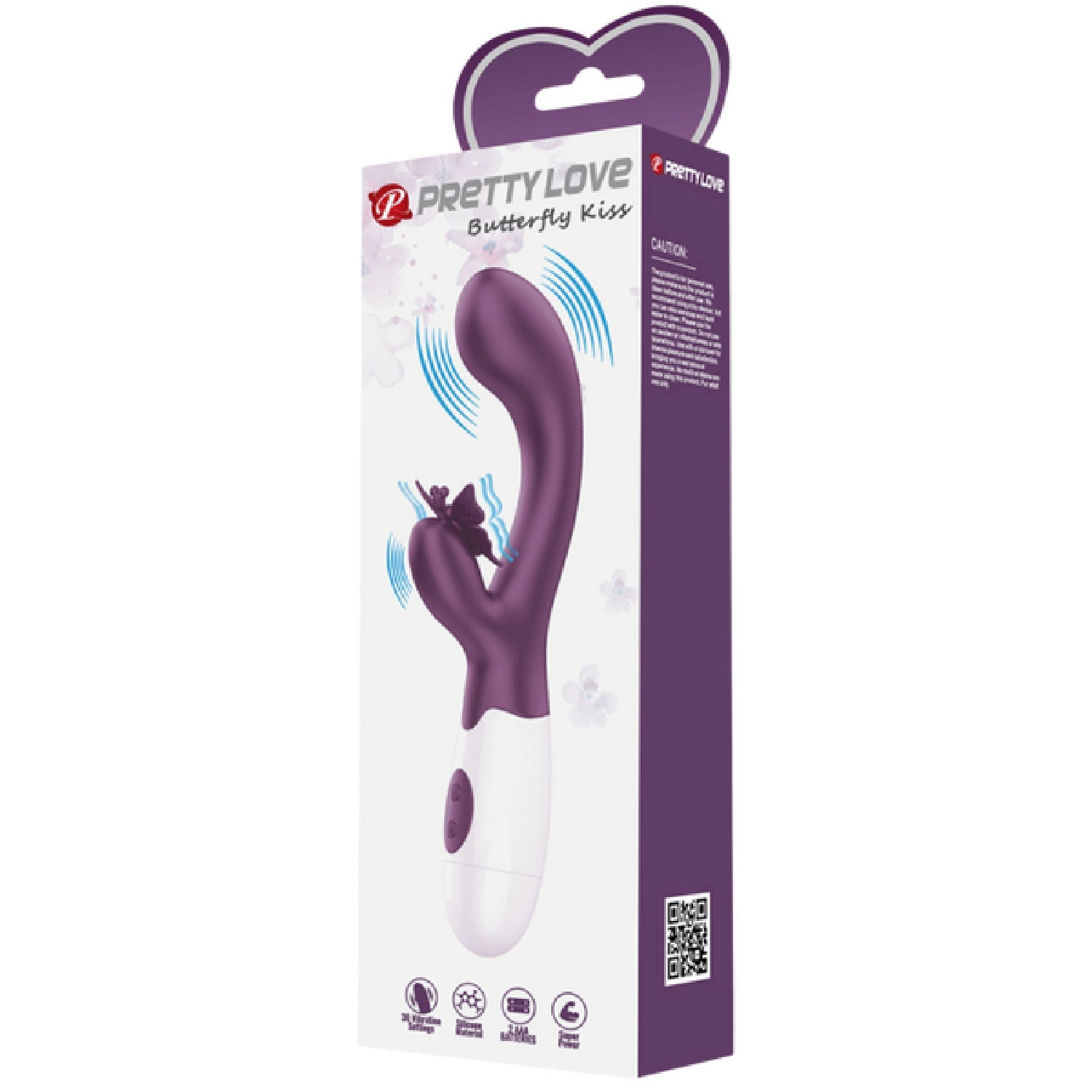 Pretty Love Butterfly Kiss – Vibrator With Clitoral Stimulation Arm > Vibrators > Ladies > Rabbit
