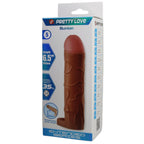 Bunion 6.5 Inch Cock Sleeve – Stretchy TPR Penis Sheath with Ball Ring > Sex Toys For Men > Penis Sleeves