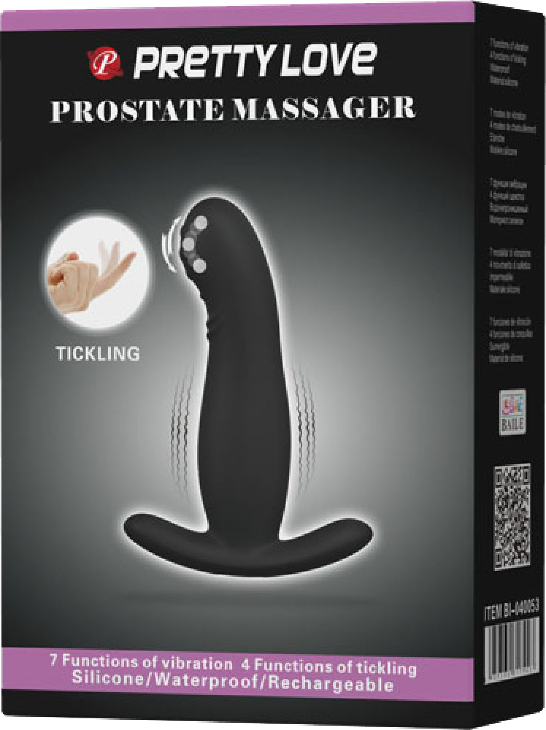 Pretty Love Prostate Massager – Waterproof Soft Silicone Ergonomic Prostate Massager > Anal Range > Prostate Plugs