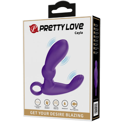 Rechargeable Cayla – Luxury Vibrating Prostate Massager with Circular Handle > Anal Range > Prostate Plugs