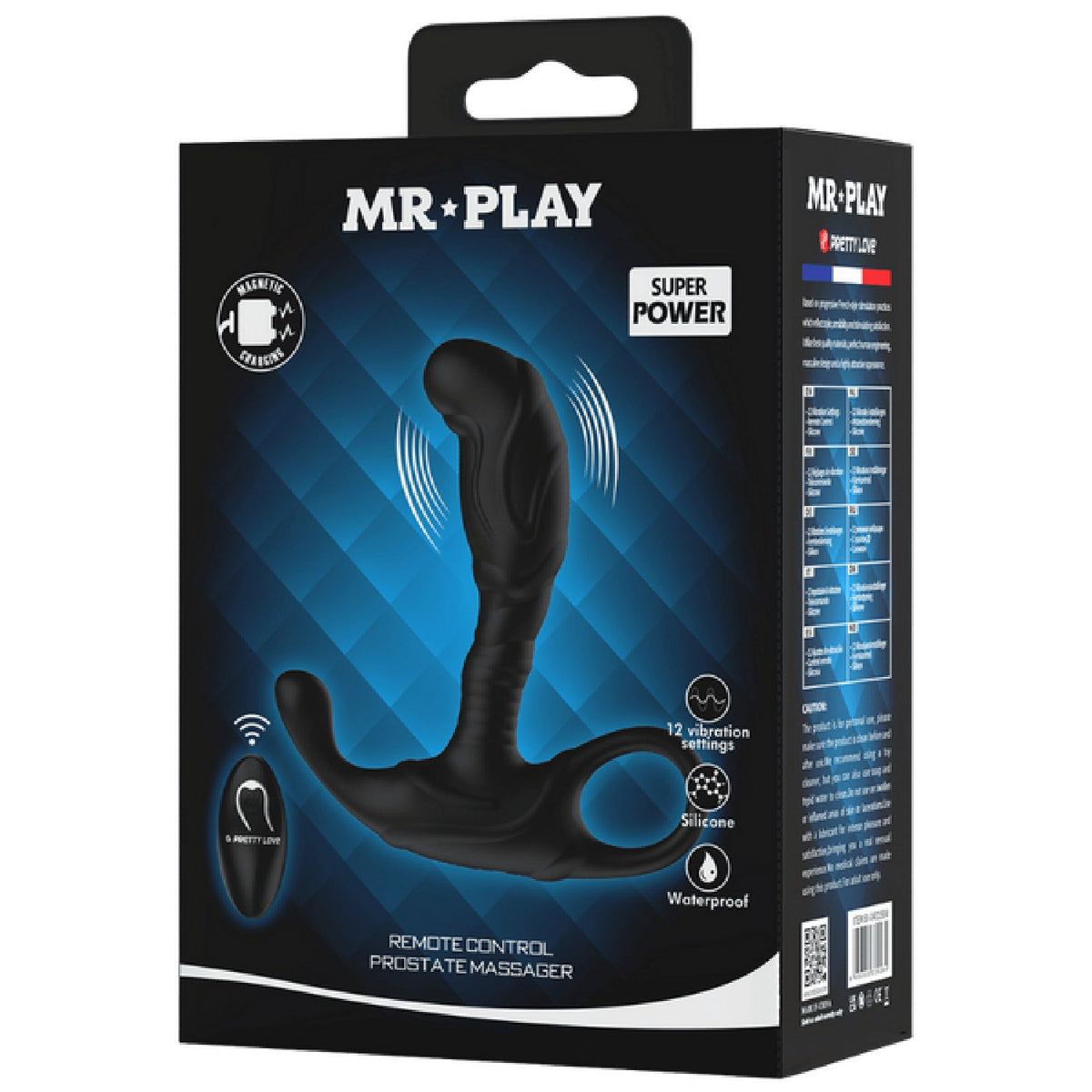 Remote Control Prostate Massager (Black) > Anal Range > Prostate Plugs