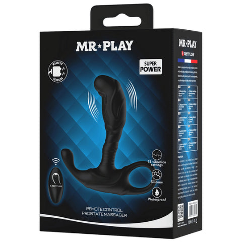 Remote Control Prostate Massager (Black) > Anal Range > Prostate Plugs