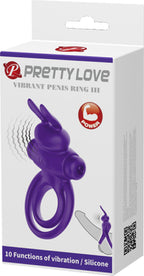 Vibrant Penis Ring III – Silicone Rabbit Cock Ring Vibrator > Vibrators > Ladies > Rabbit