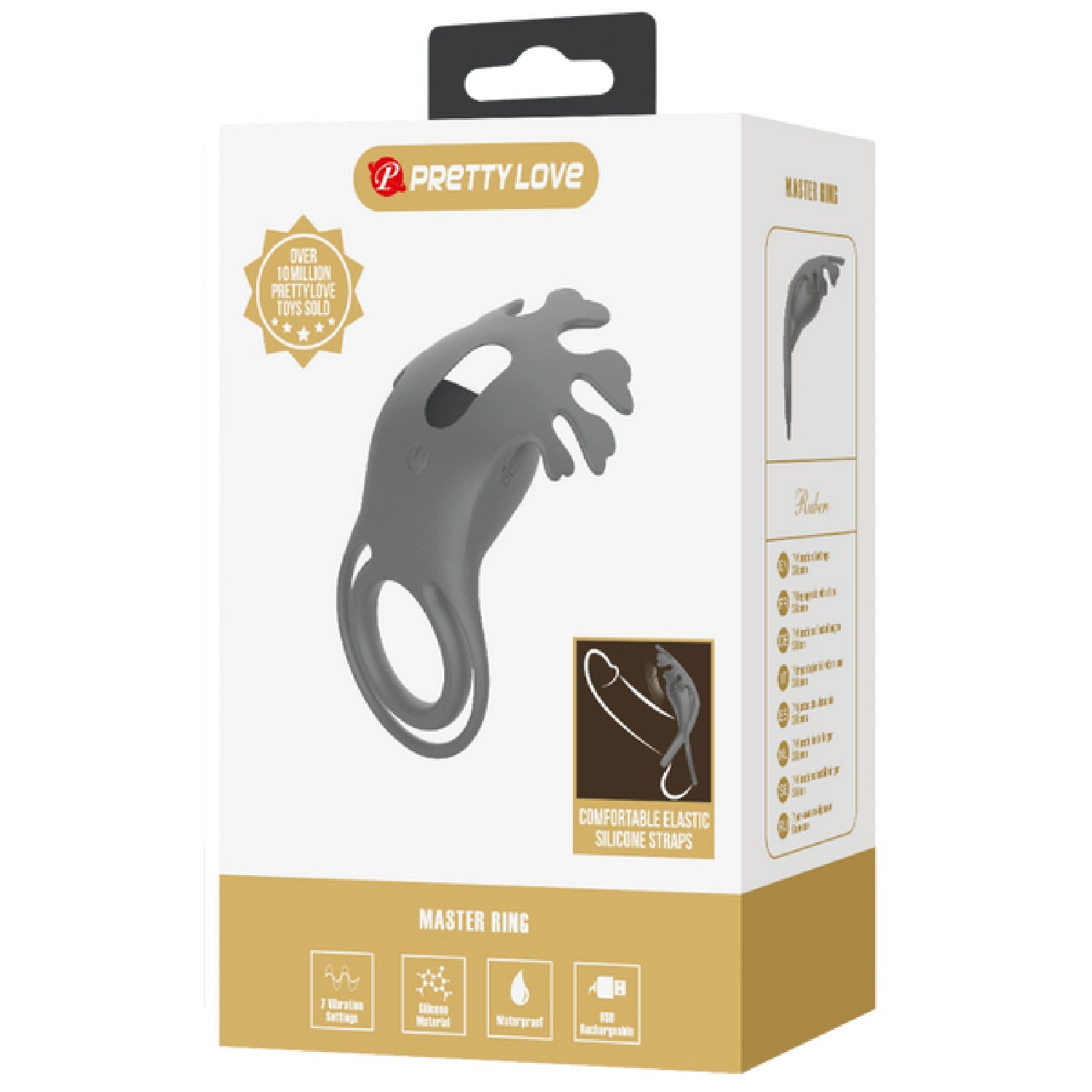 Pretty Love Ruben – Rechargeable 7 Function Vibrating Cock Ring > Cock Ring > Vibrating