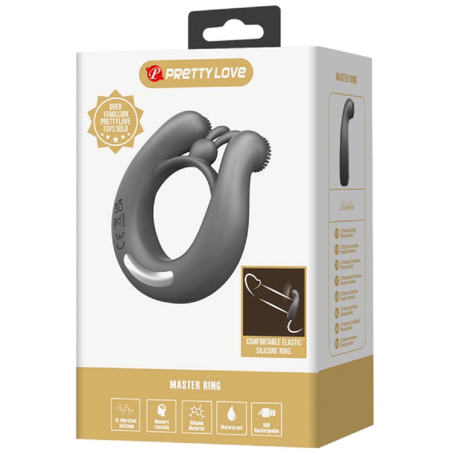 Dahlia – Silicone Dual Motor Vibrating Cock Ring Secondary image