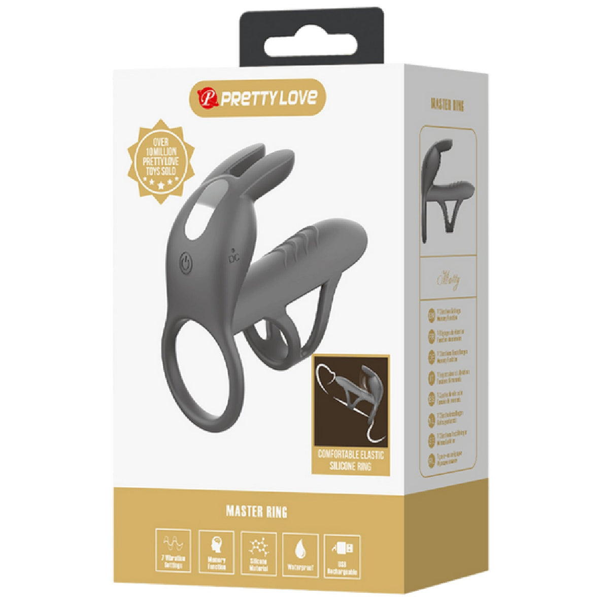 Matty Vibrating Penis Sleeve and Clitoral Stimulator – Silicone Sleeve and Stimulator Set > Sex Toys For Men > Penis Sleeves