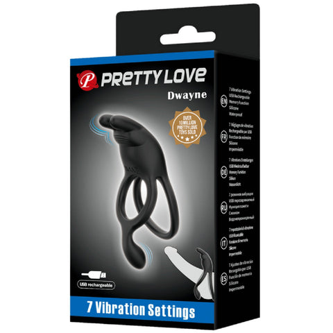 Seth Rechargeable Silicone Vibrating Cock Ring – Powerful Vibrations for Clit and Cock Stimulation > Cock Ring > Vibrating