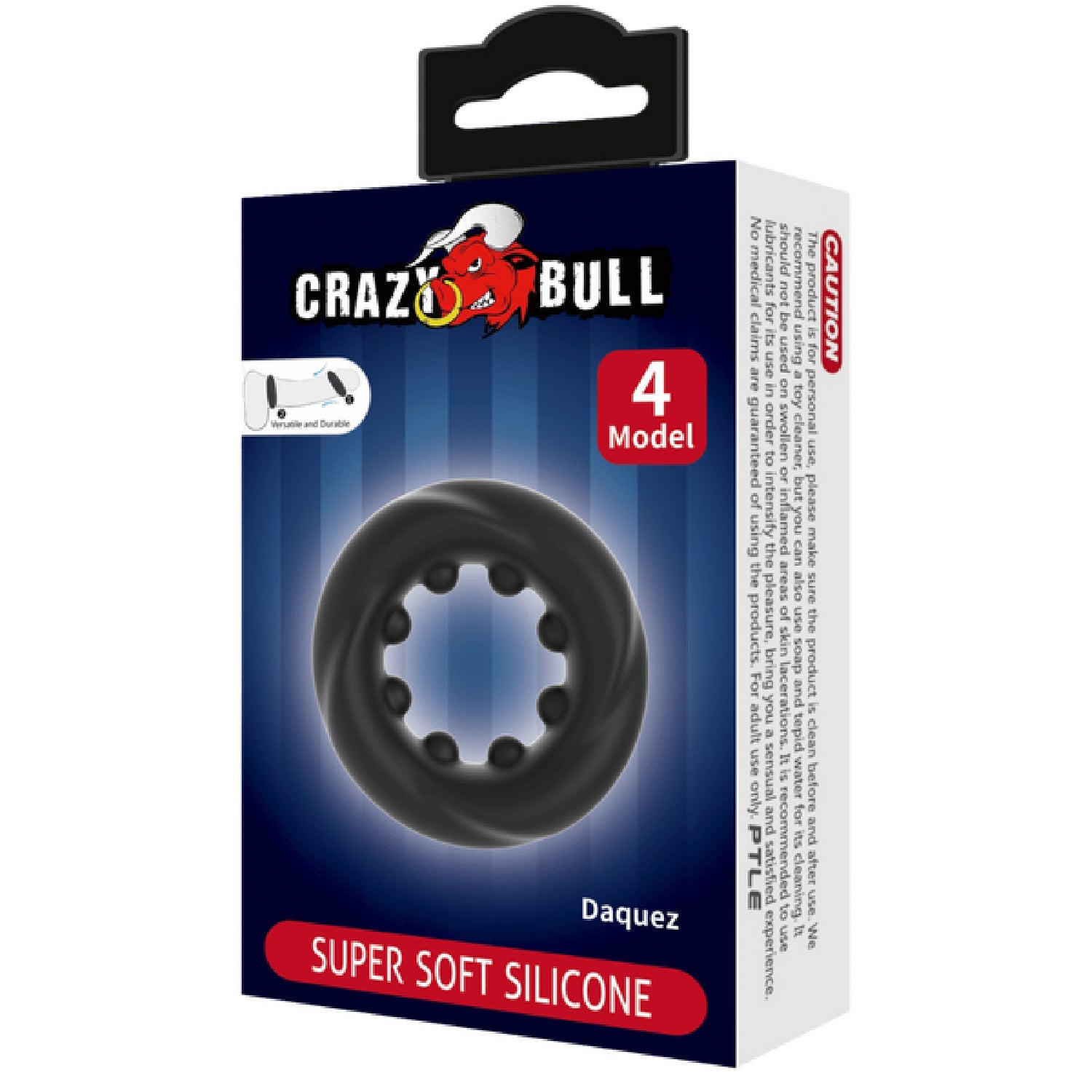 Daqez No.4 Super Soft Silicone – Comfortable Flexible Silicone Cockring > Cock Ring > Single