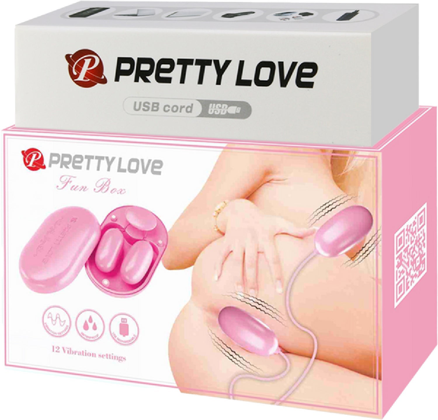Dual Vibrating Bullet Fun Box – Rechargeable Waterproof Vibrator with 12 Vibration Settings Secondary image