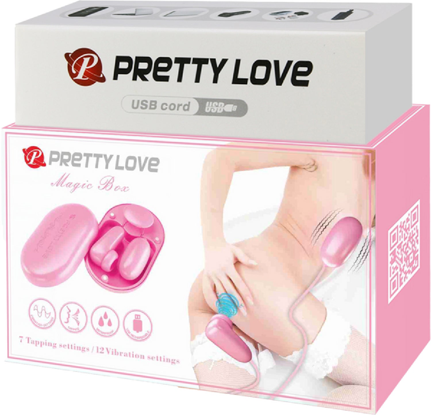 Magic Box Bullet Stimulator – Waterproof USB Rechargeable Vibrator with Tapping and Vibration Secondary image