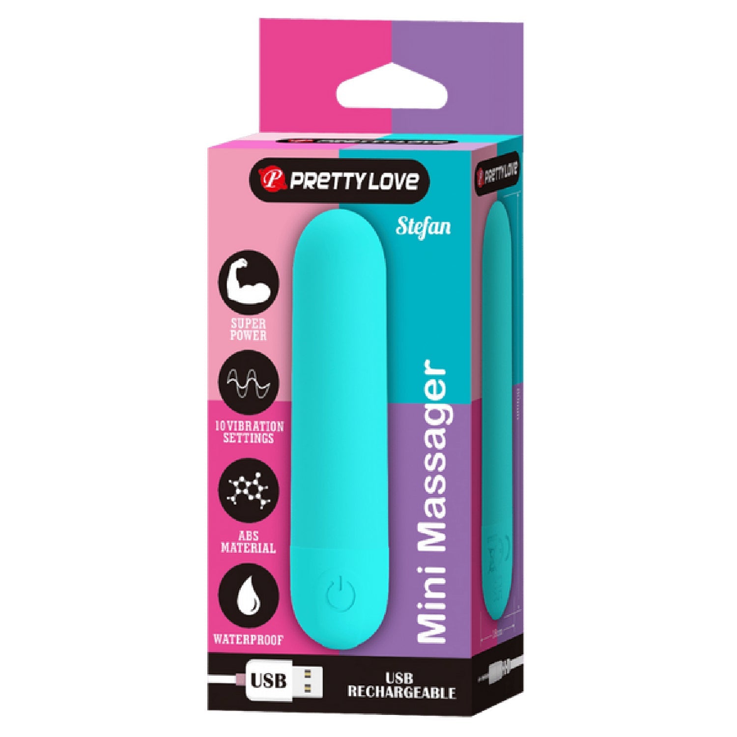 Stefan Rechargeable Mini Massager – Compact Vibrating Bullet Vibrator > Vibrators > Mini Vibrators