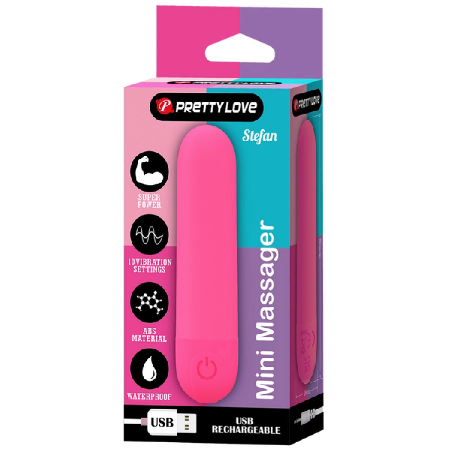 Stefan Rechargeable Mini Massager – Compact Vibrating Bullet Vibrator > Vibrators > Mini Vibrators