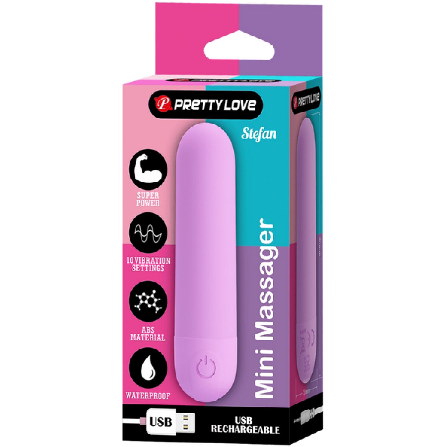 Stefan Rechargeable Mini Massager – Compact Vibrating Bullet Vibrator > Vibrators > Mini Vibrators