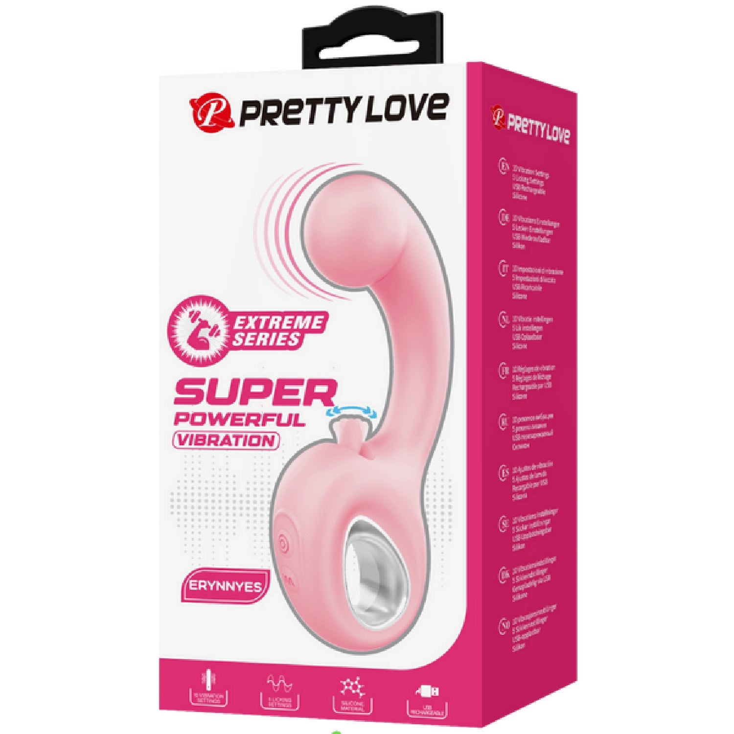 Erynnyes – Medical-Grade Silicone Dual-Stimulation Vibrator With 10 Vibration And 5 Licking Functions Secondary image