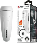 Pretty Love Marissa – Rechargeable Licking and Vibrating Masturbator with 7 Patterns and 12 Intensity Levels > Sex Toys For Men > Masturbators Premium