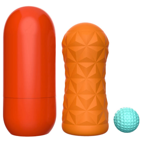 Victoria Masturbator Sleeve – Reusable Stimulation Sleeve with Coil and Ball > Sex Toys For Men > Masturbators Cup