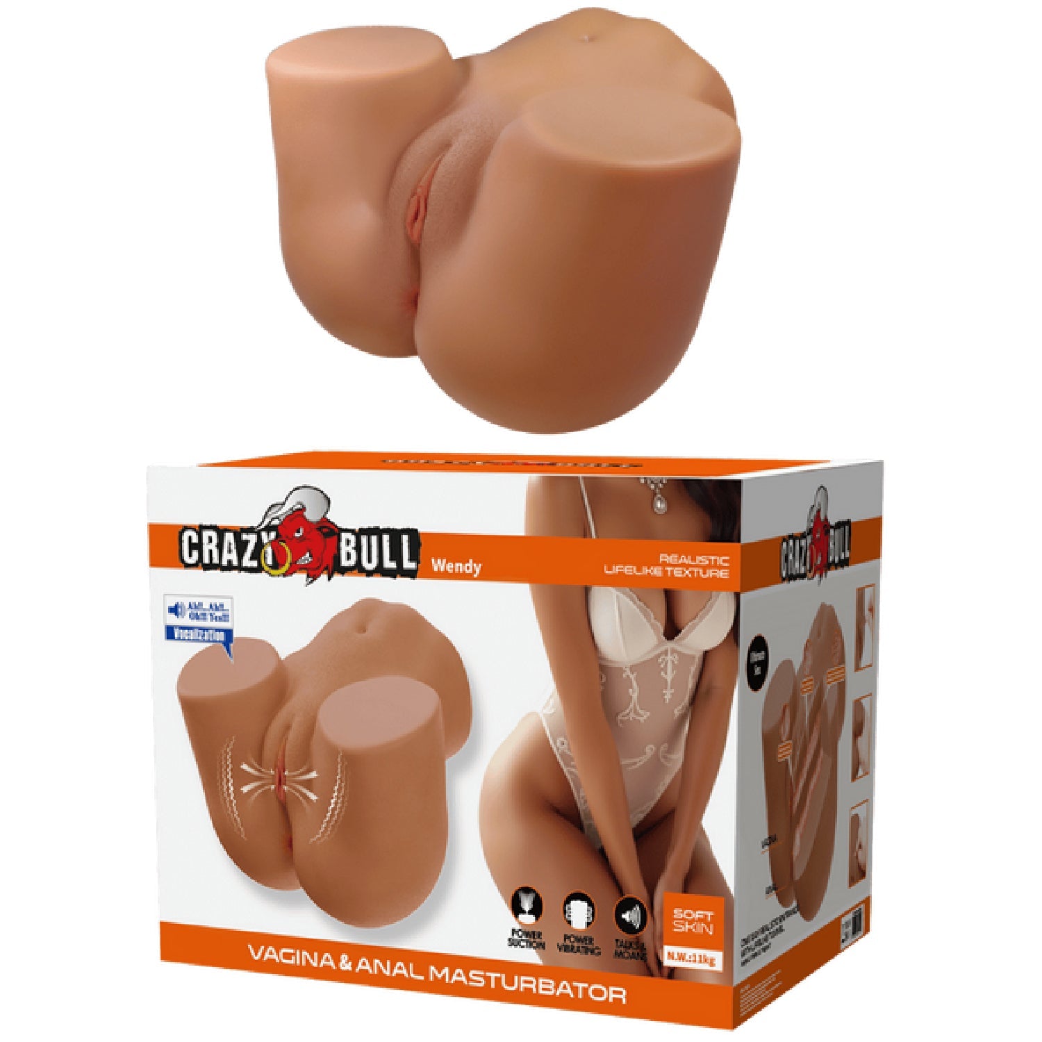 Wendy Vagina and Anal Masturbator – Realistic 3D Petite Pelvis Masturbator > Sex Toys For Men > Assbators